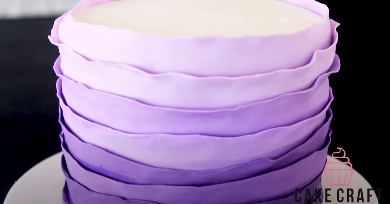 [Cake Craft]Fondant Ruffle | Cake Craft U..